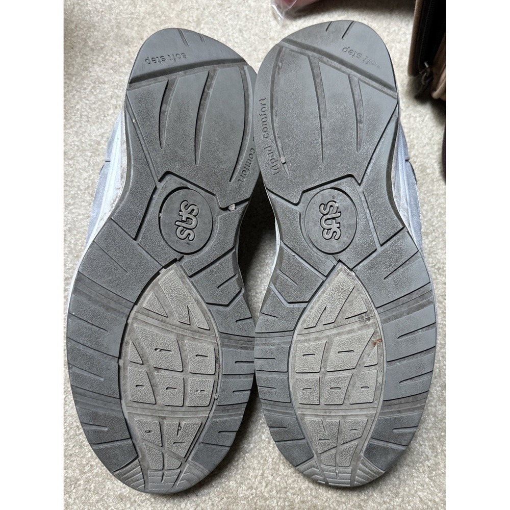 SAS JV Mesh Walking Shoes Sneakers Mens Size 14 W Gray Suede Tripad Comfort - Picture 7 of 12